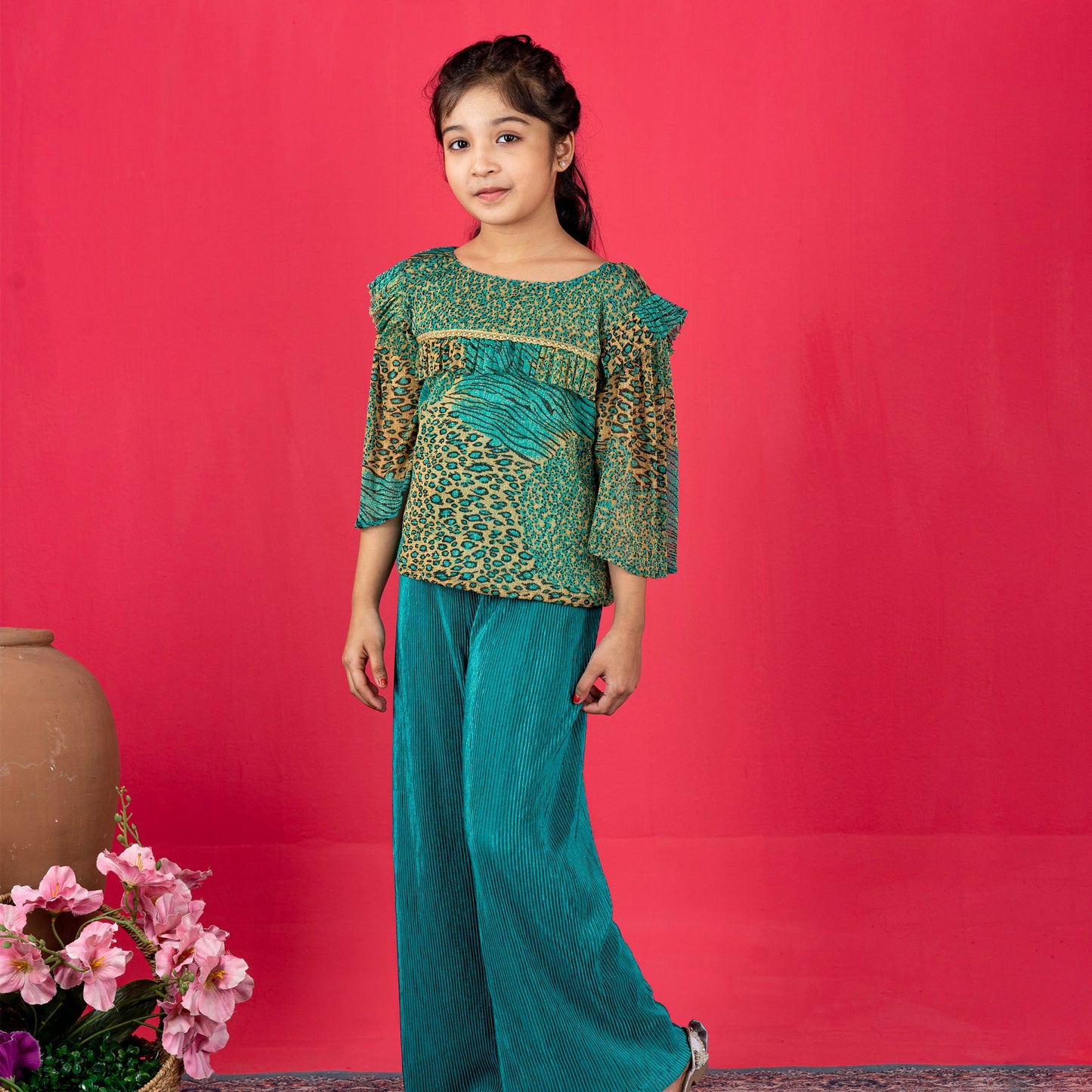 Girls 2Pcs- Green