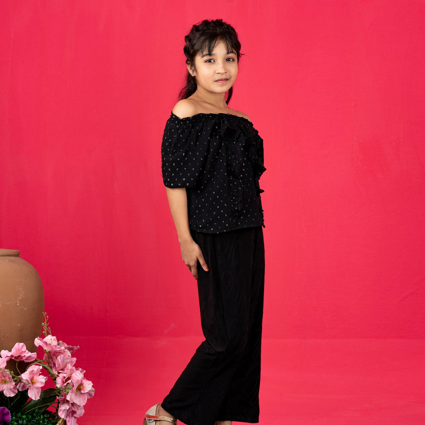 Girls 2Pcs- Black