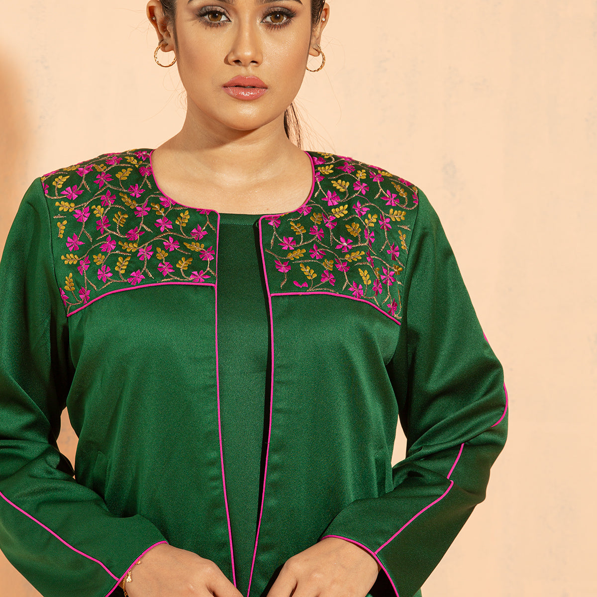 Ladies Jacket- Bottle Green
