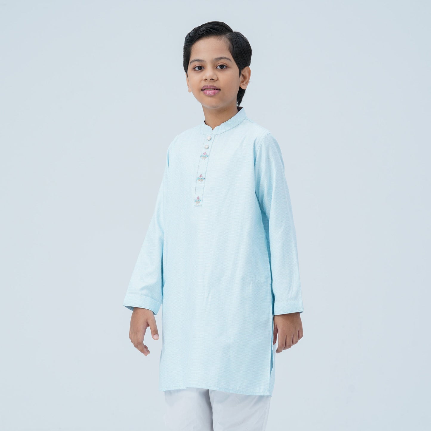 Boy's Sky Blended Panjabi