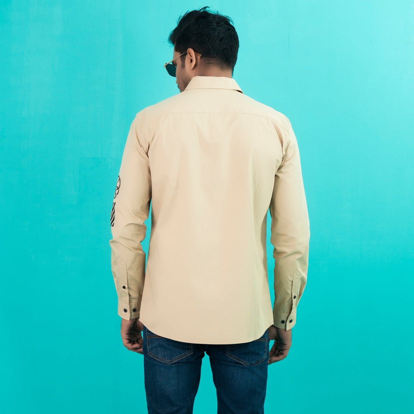 Mens Casual Shirt- Khaki