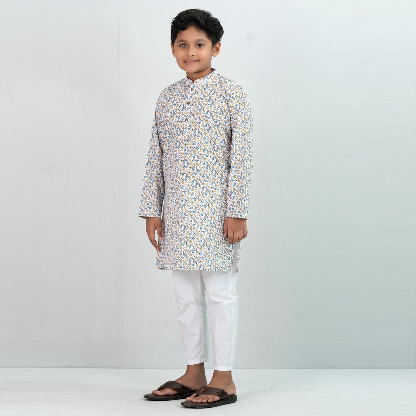 Boys Panjabi- White