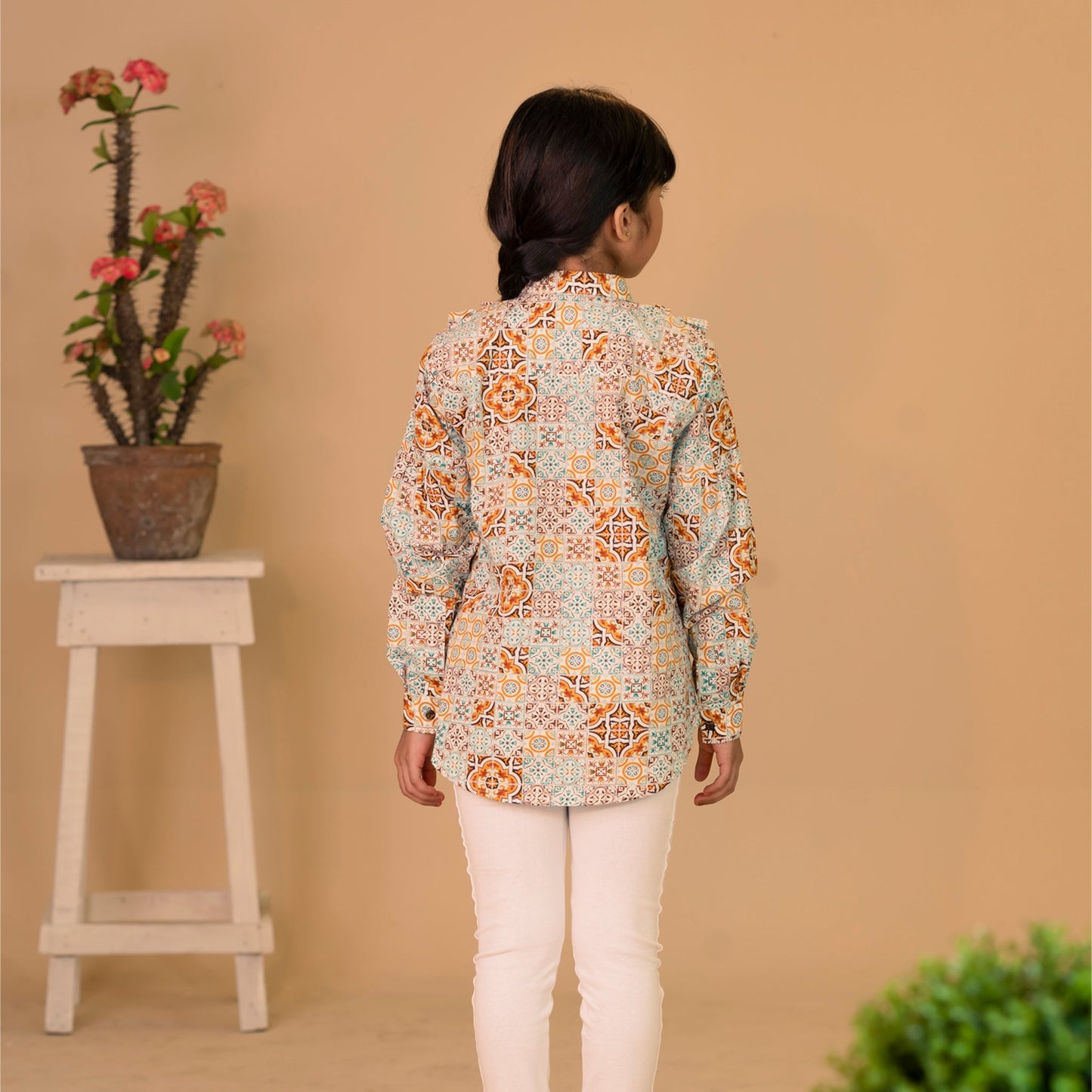 Girls Shirt-White