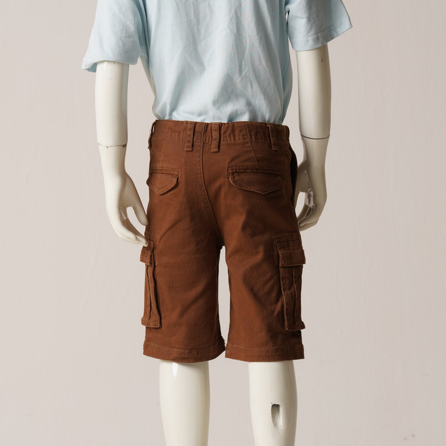 SHORT CARGO PANT-MUSTARD