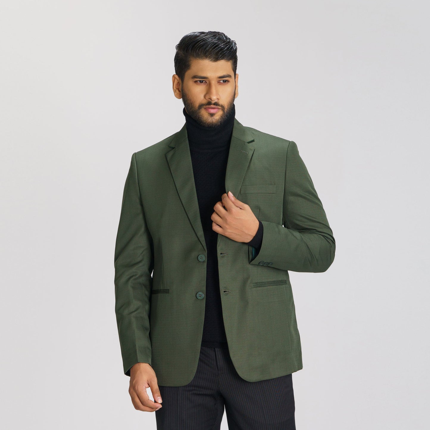 Mens Deep Green Blazer