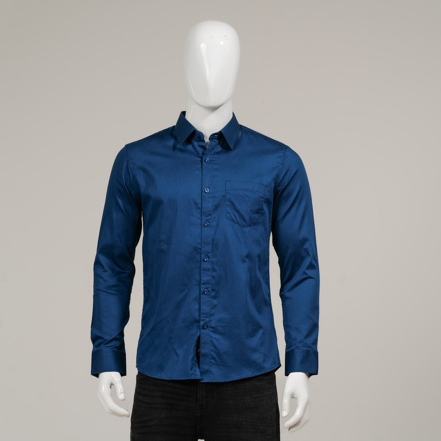 Mens Teal Formal Shirt