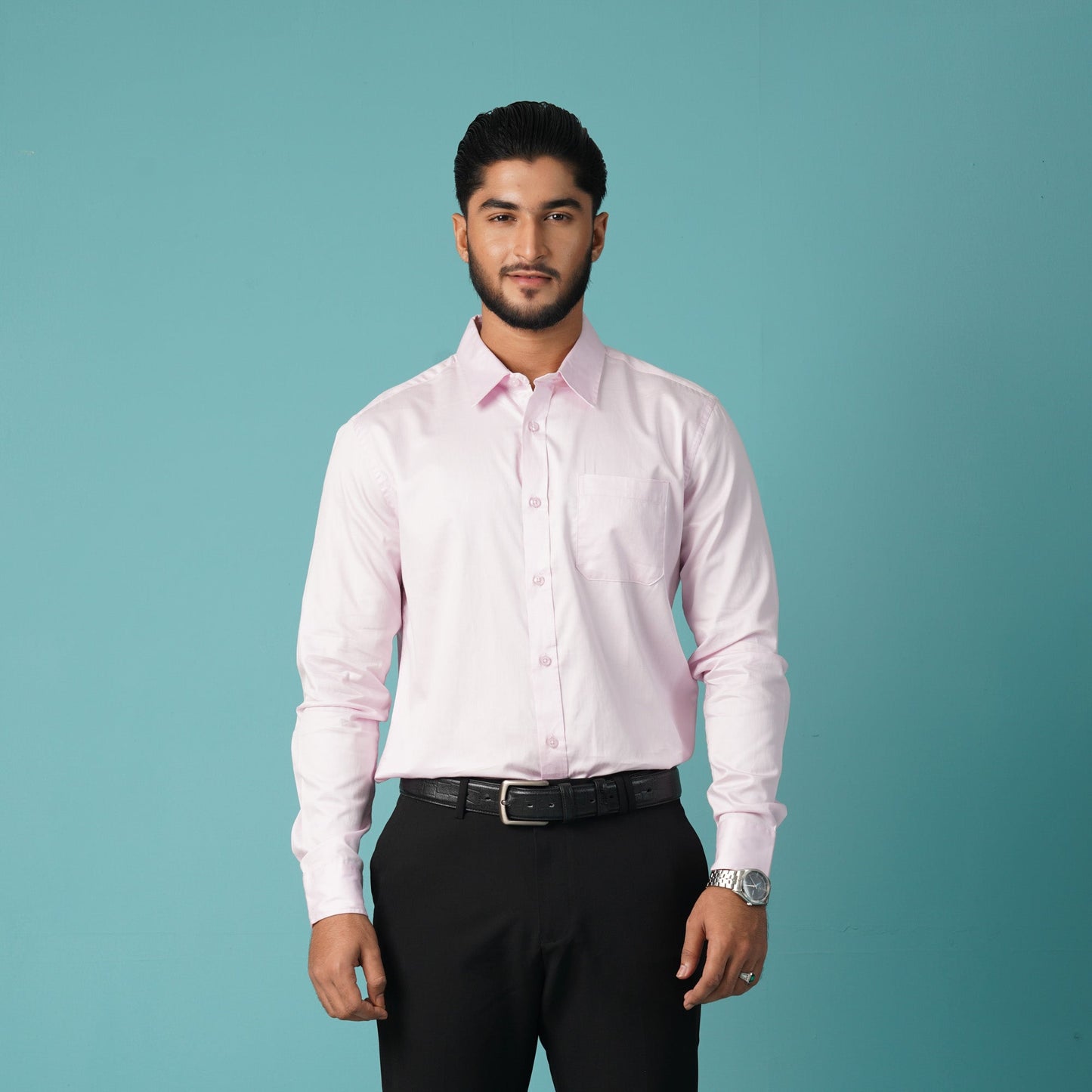 Men's Pink Formal Shirt