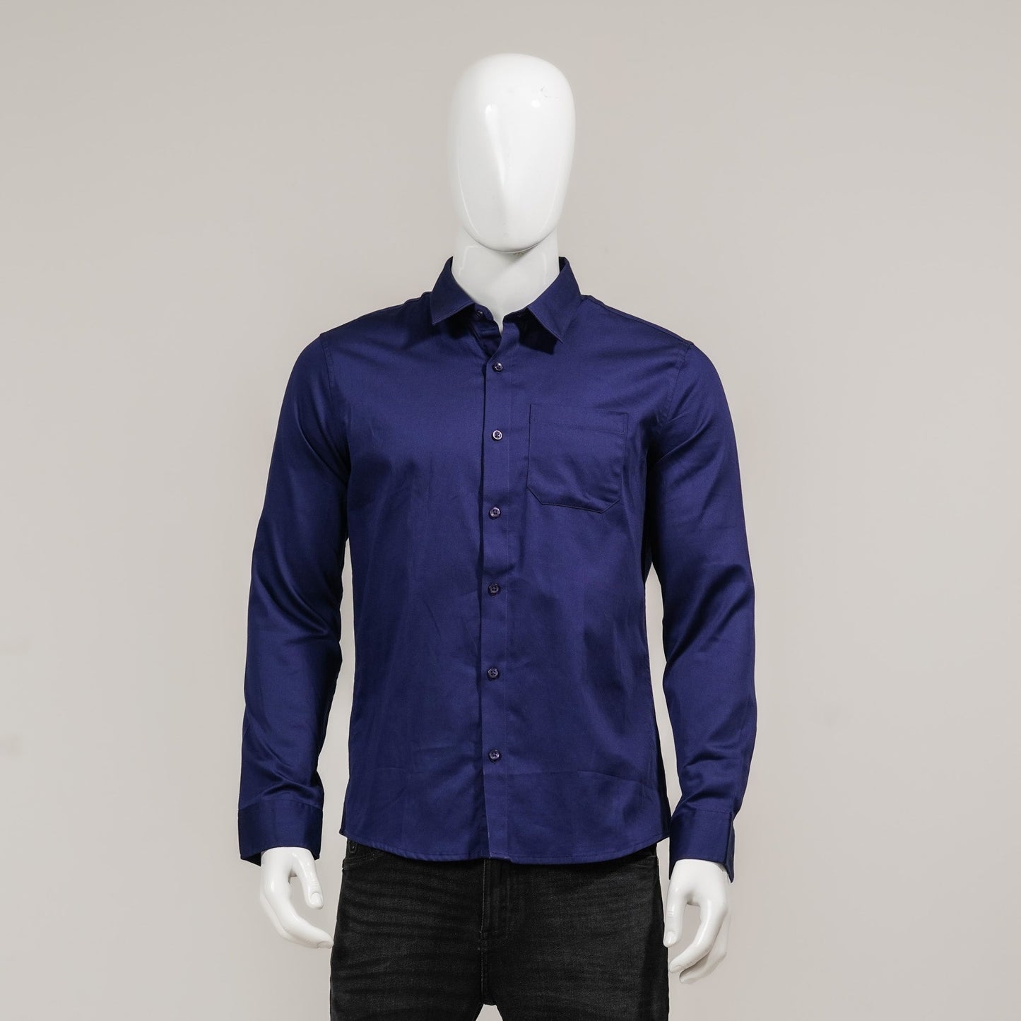 Mens Blue Formal Shirt
