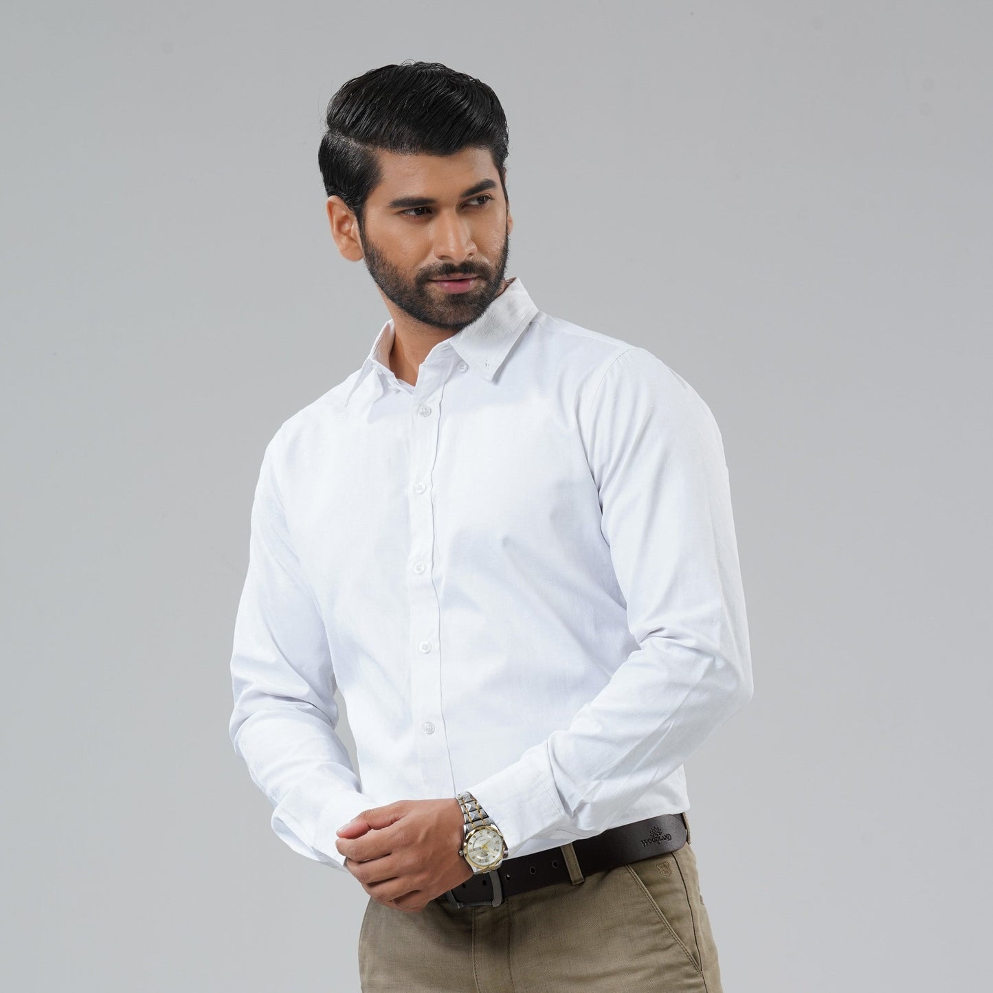 Mens White Formal Shirt