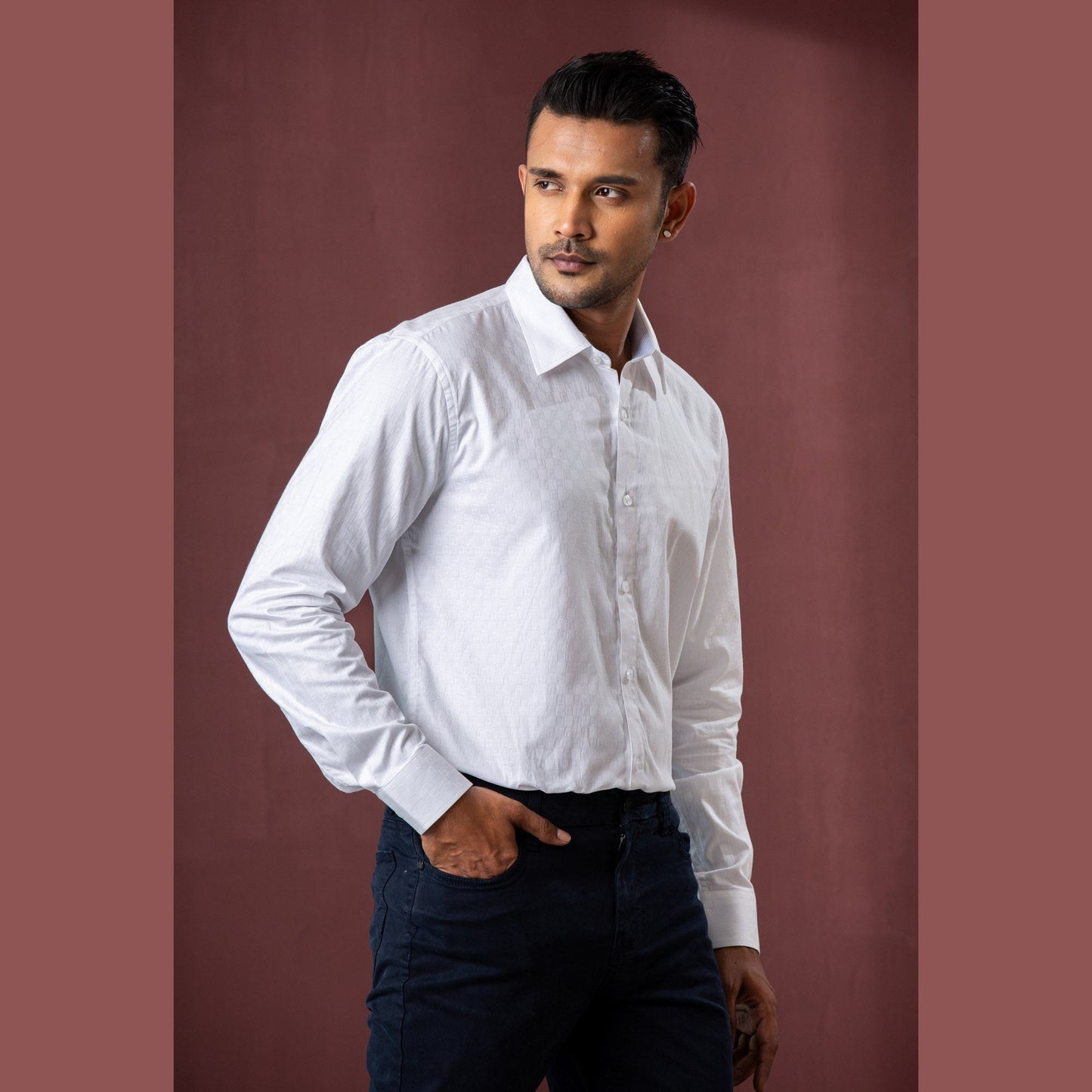 Men's White Formal Shirt