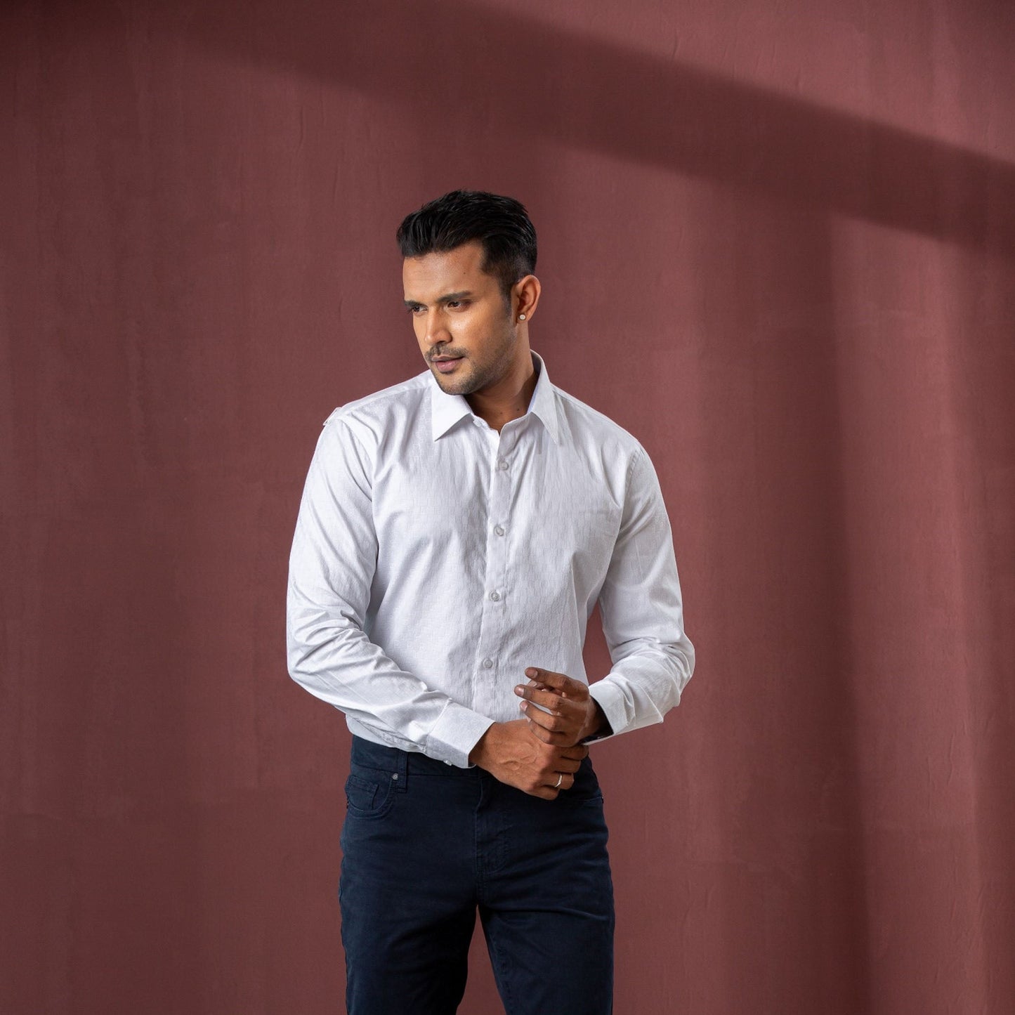 Men's White Formal Shirt