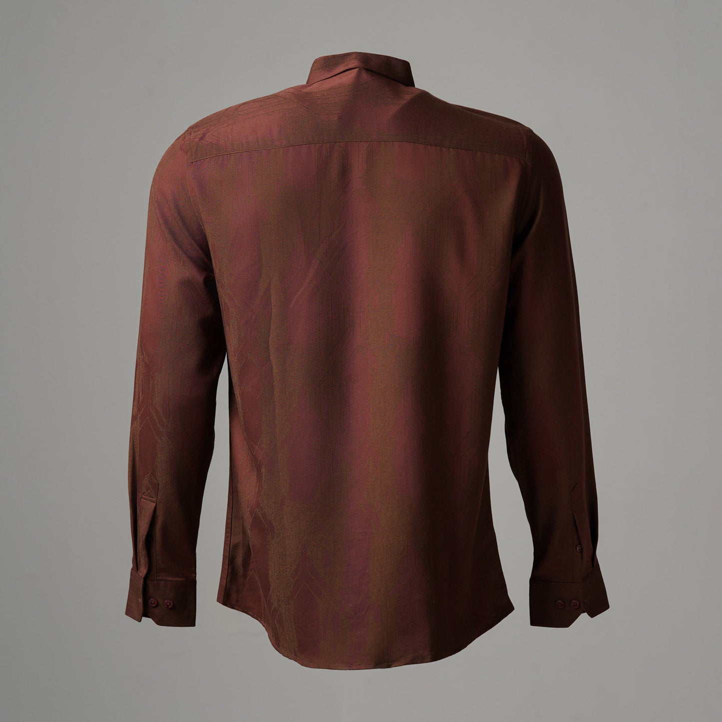 Mens Coffee Bronze Formal Shirt