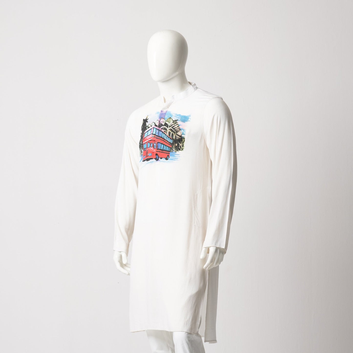 Mens White Panjabi