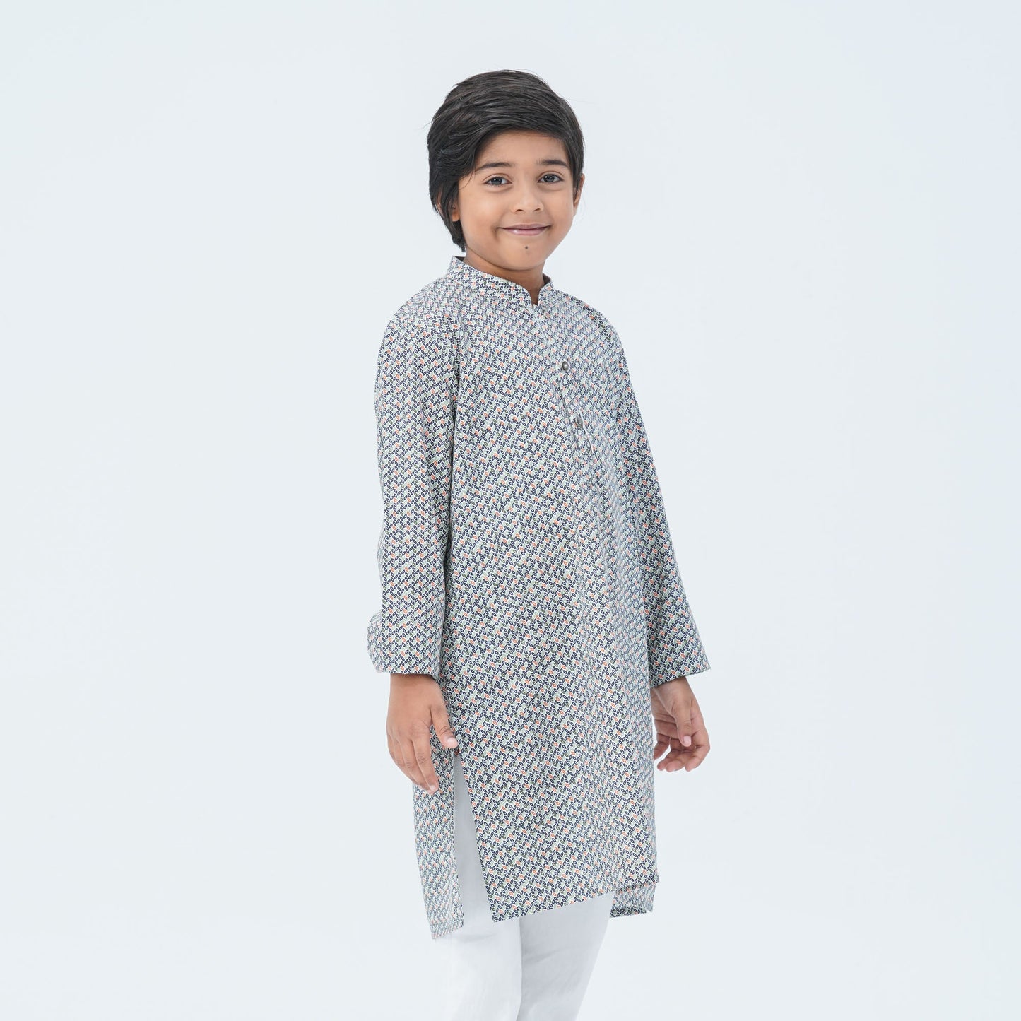 Boy's Green Blended Panjabi