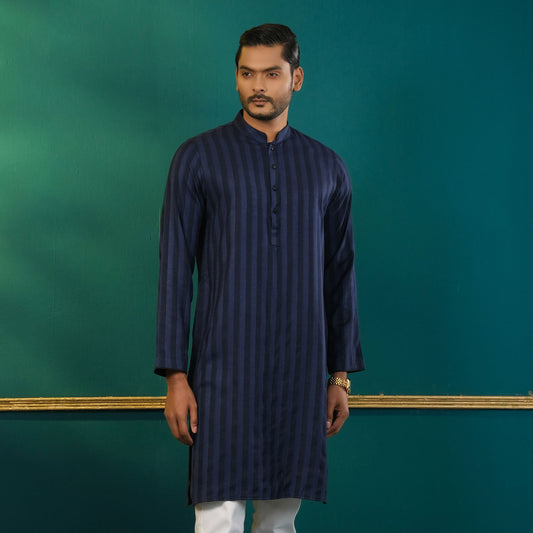 Mens Blue Panjabi