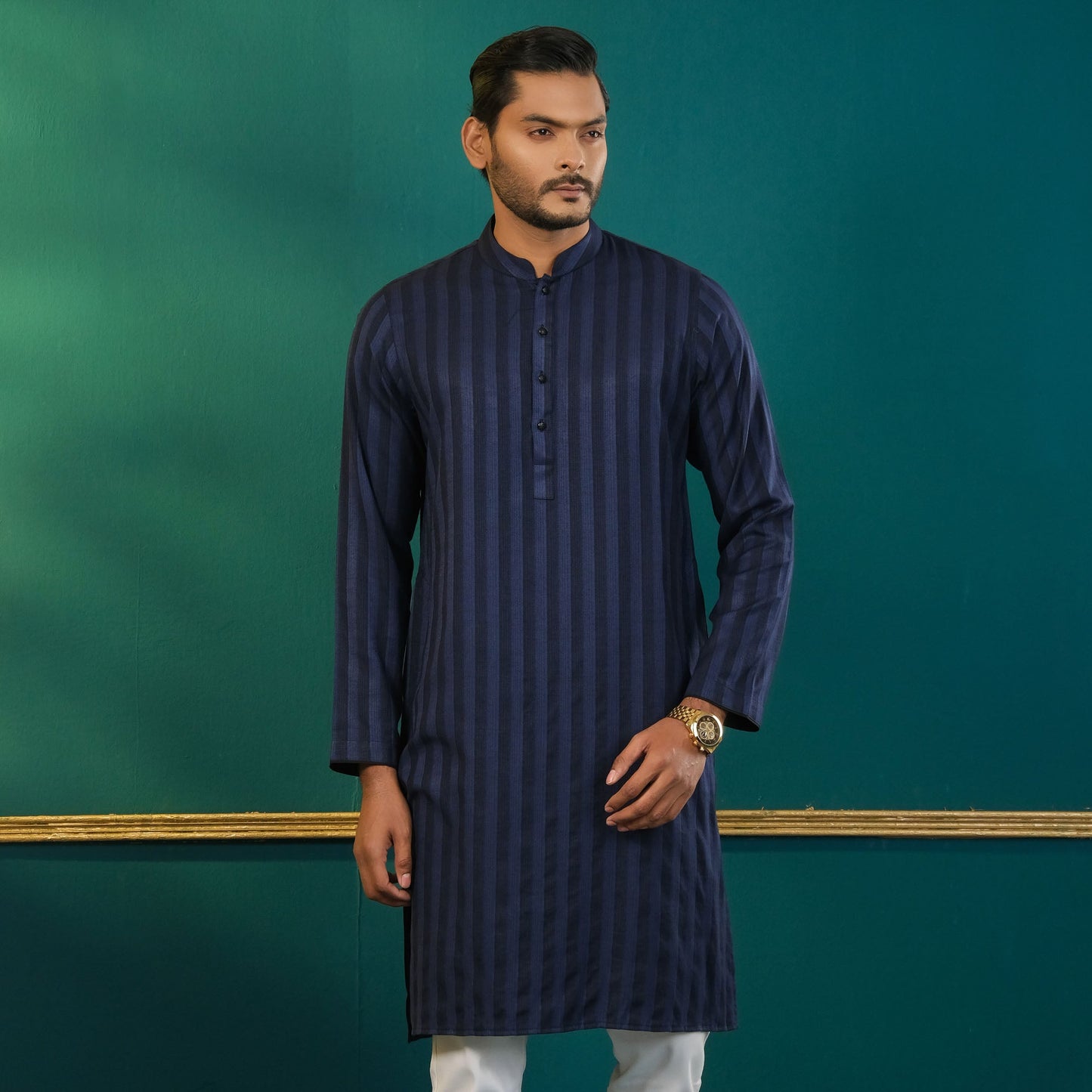 Mens Blue Panjabi