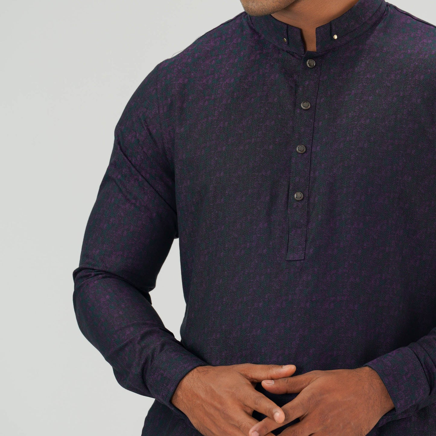 Mens Basic Purple Panjabi