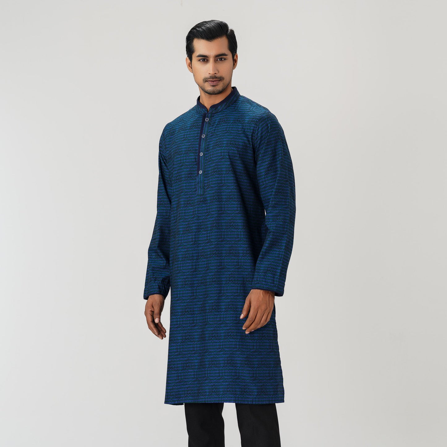 Mens Blue Panjabi