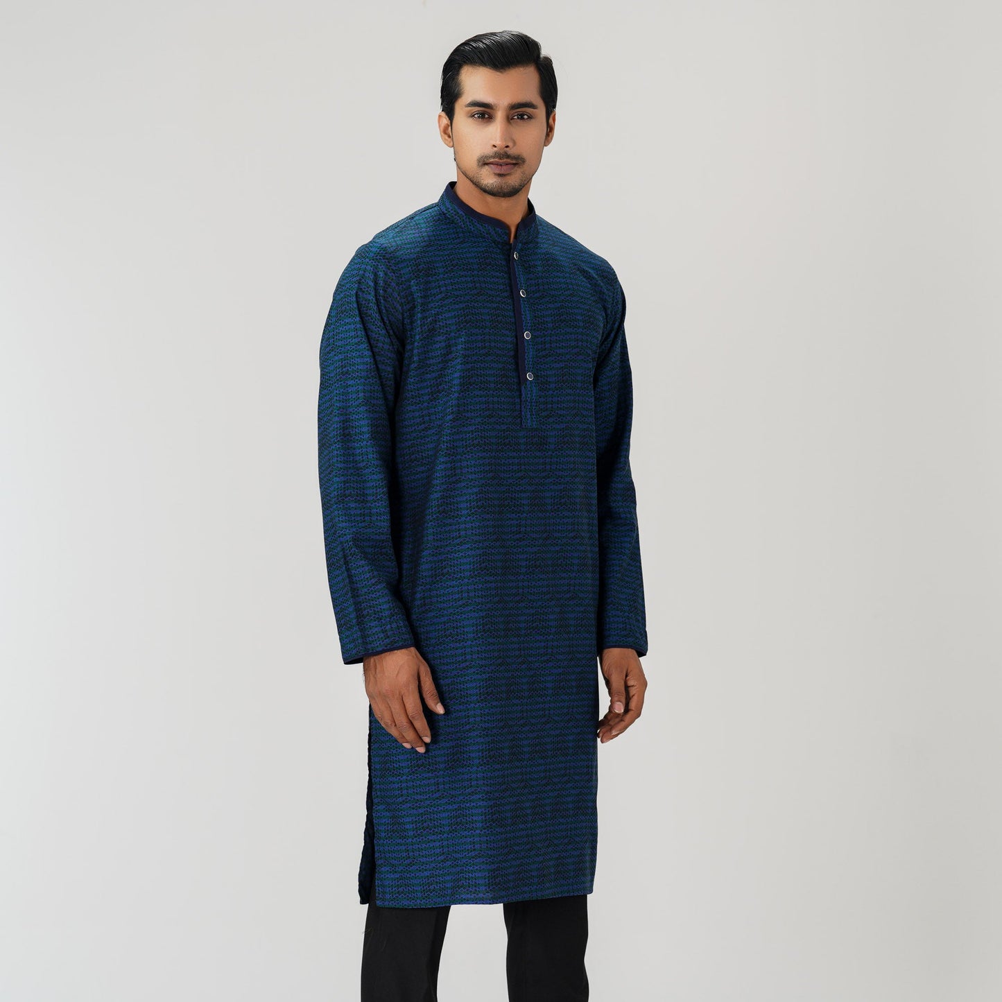 Mens Blue Panjabi