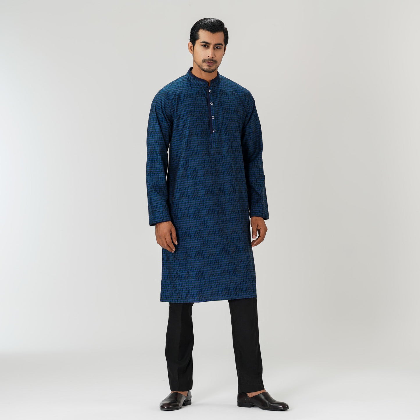 Mens Blue Panjabi