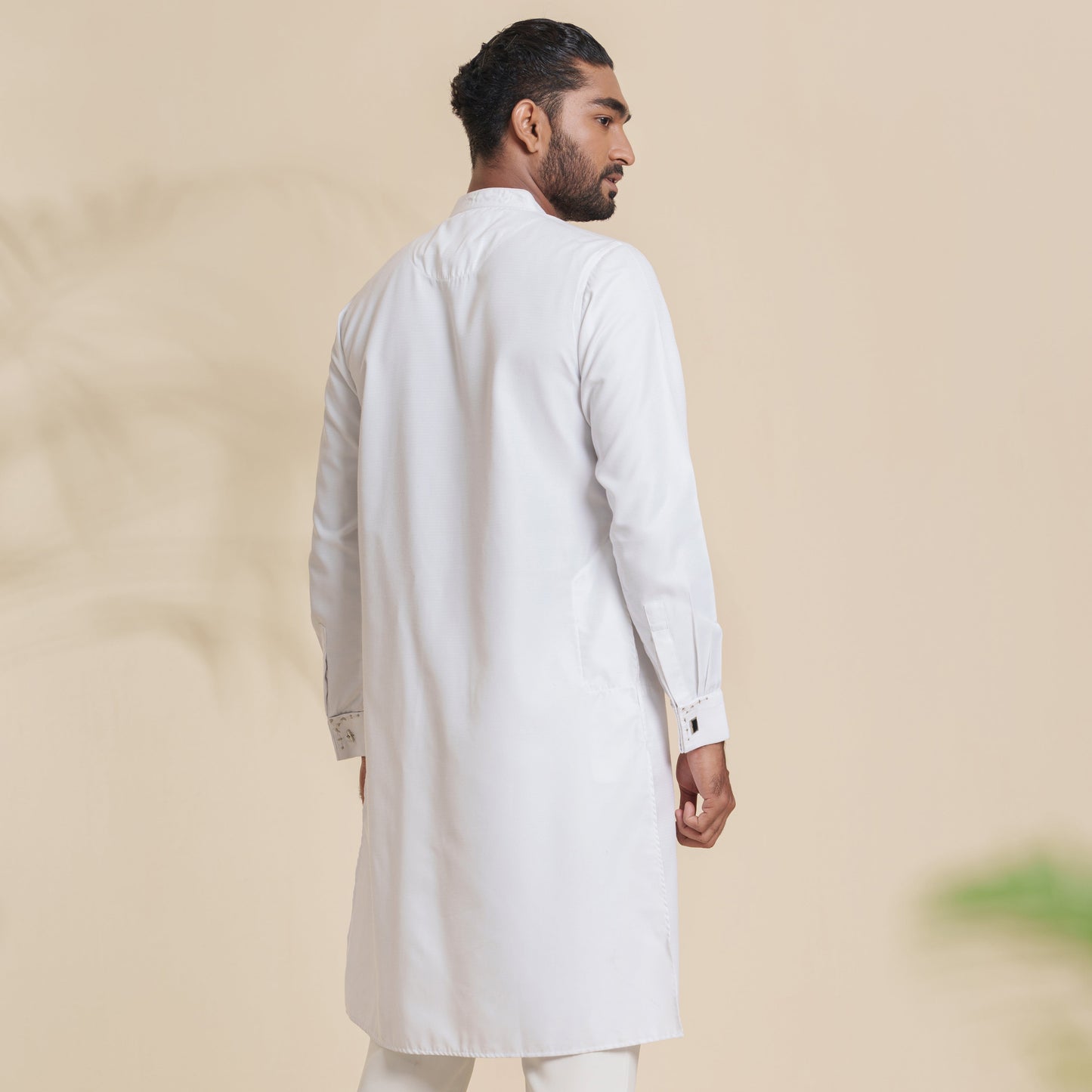 Mens Basic Panjabi- White2