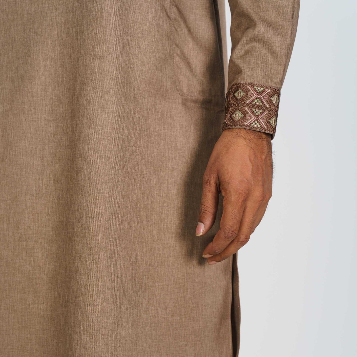 Men's Dark Ash Premium Panjabi
