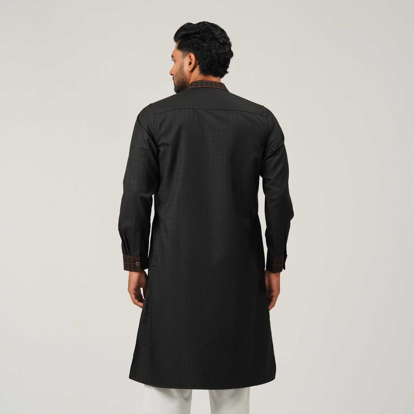 Mens Black Panjabi