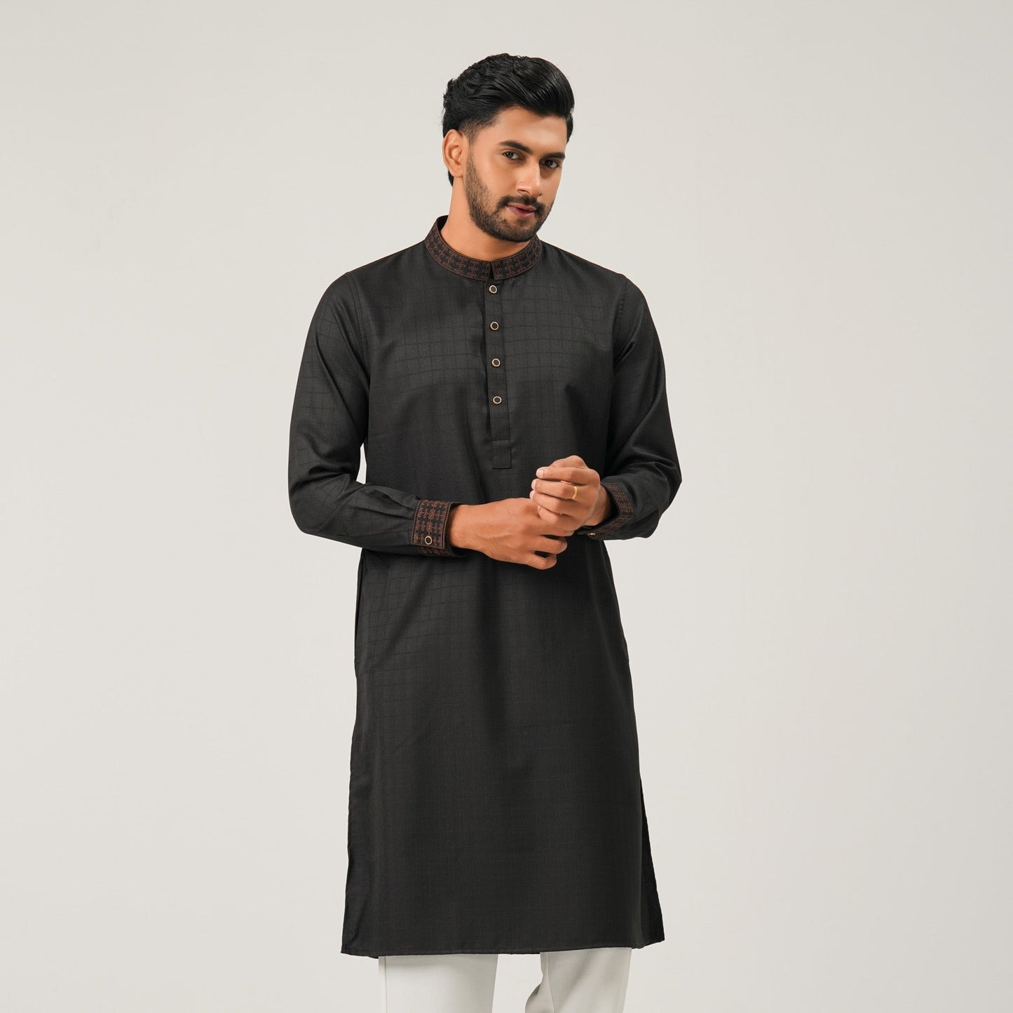 Mens Black Panjabi