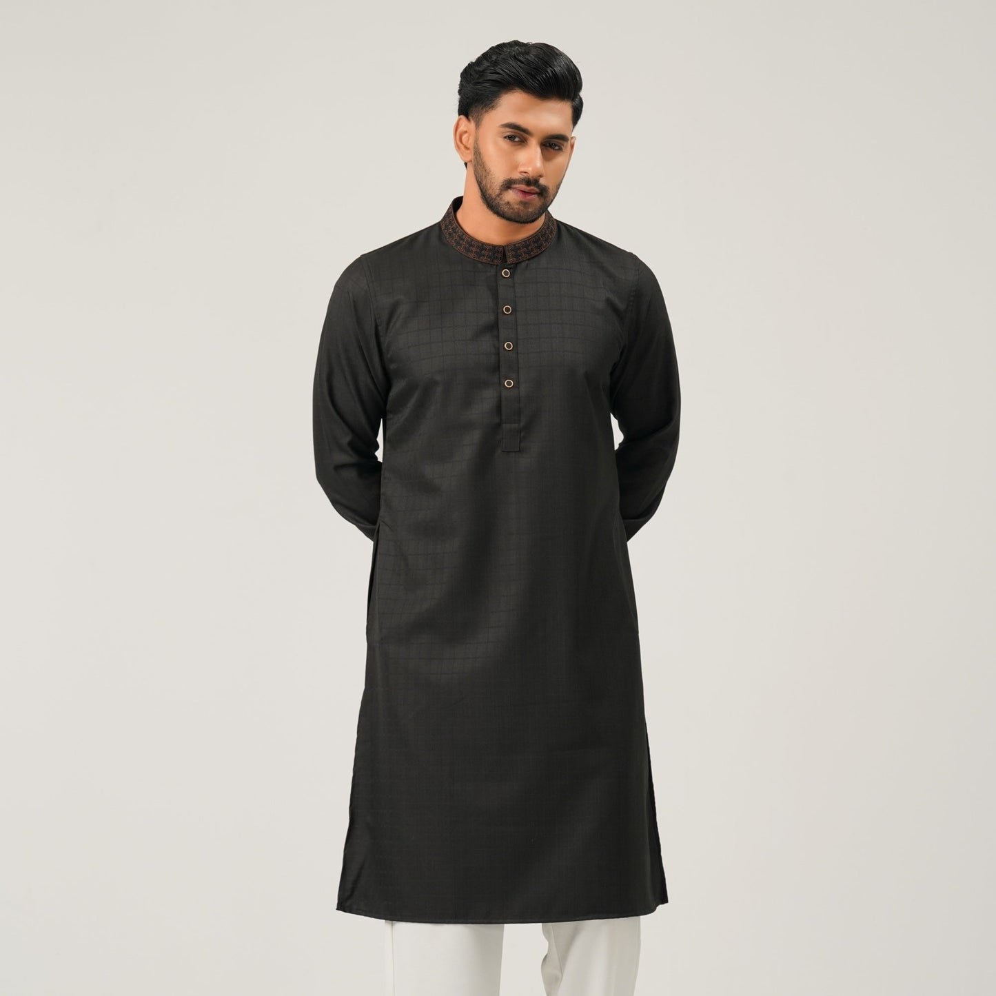 Mens Black Panjabi