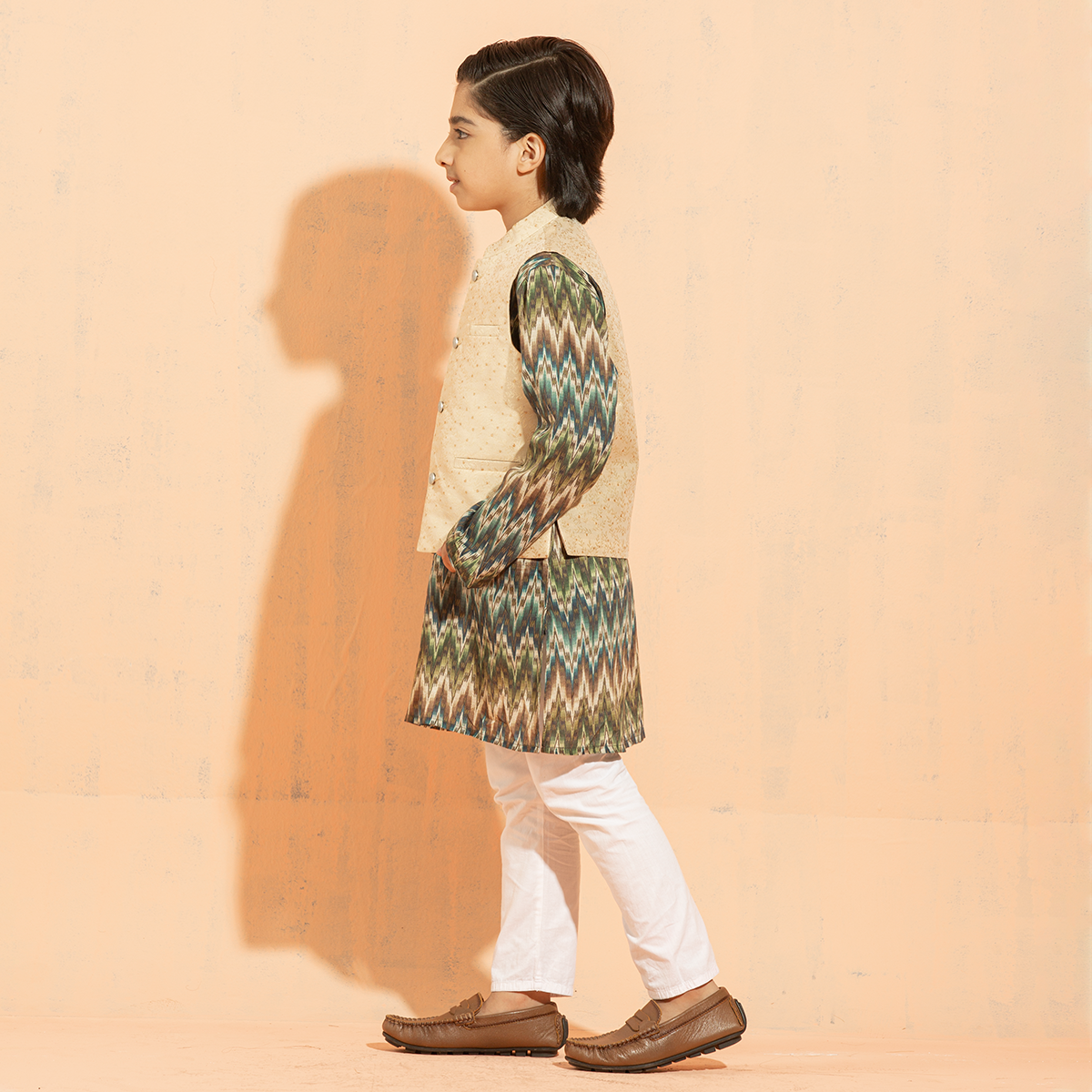 Boys' Green Vest