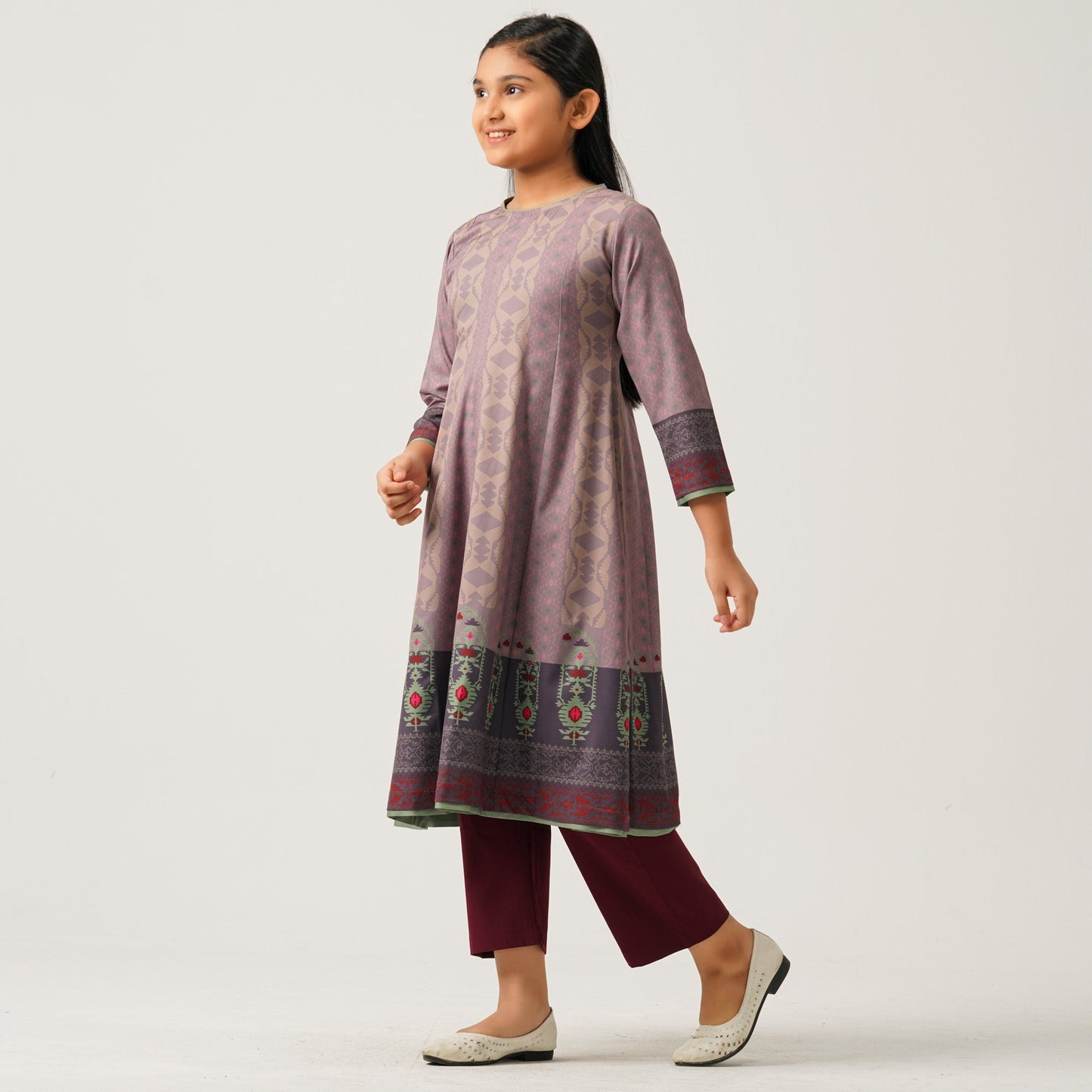 Girls Multi color Two Piece Set