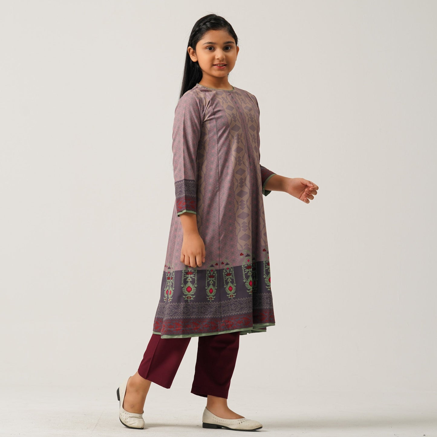 Girls Multi color Two Piece Set