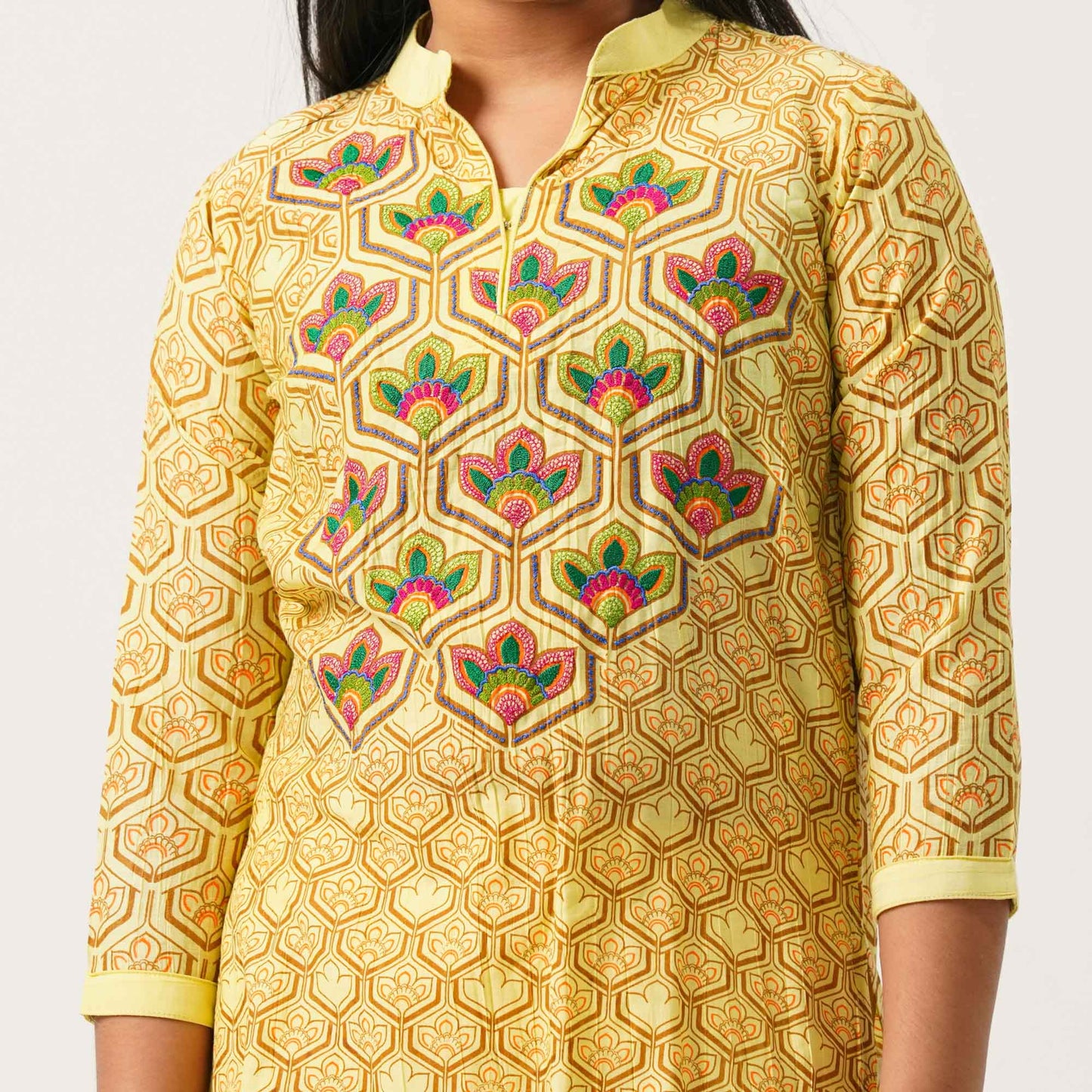 Girls Yellow Two Piece Set
