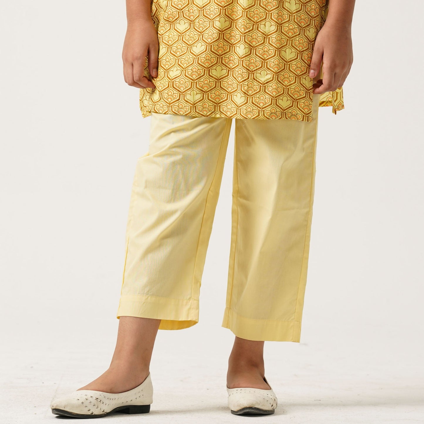 Girls Yellow Two Piece Set
