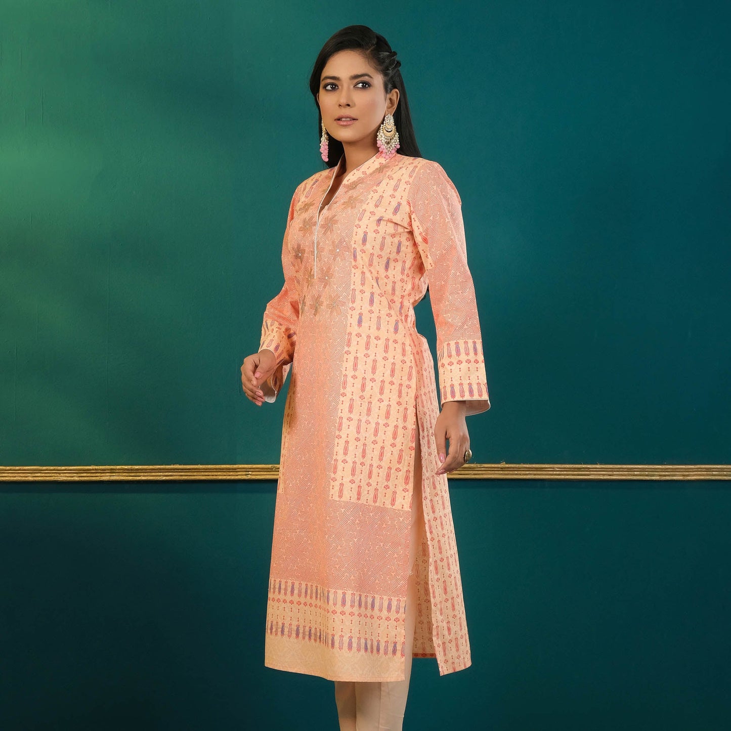 Women's Cotton Ethnic Set