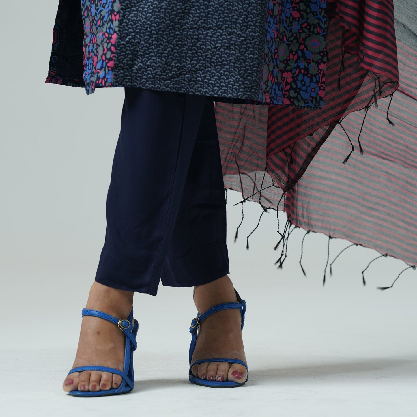 Womens Embroidered Three-Piece Set