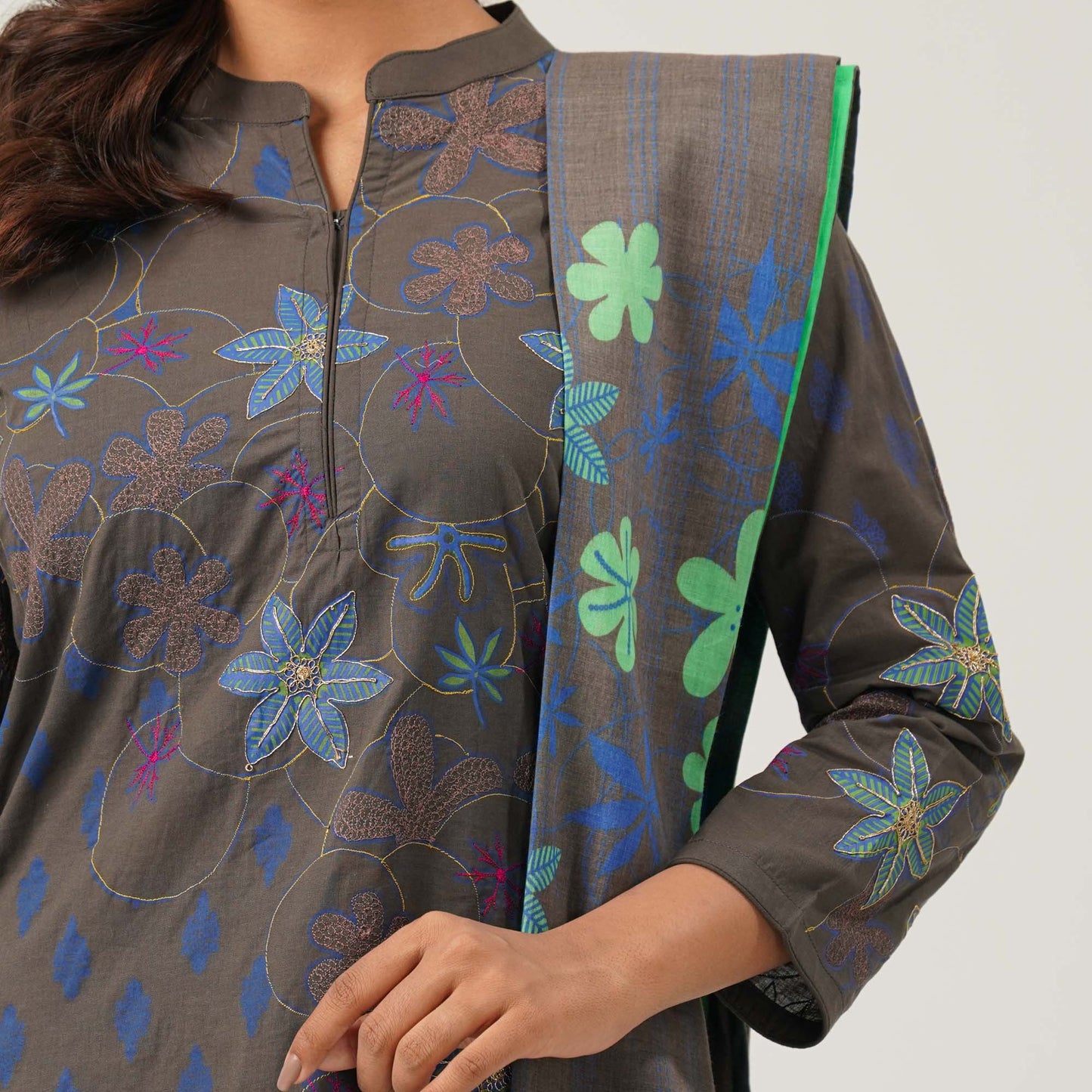 Womens Olive Three Piece Set