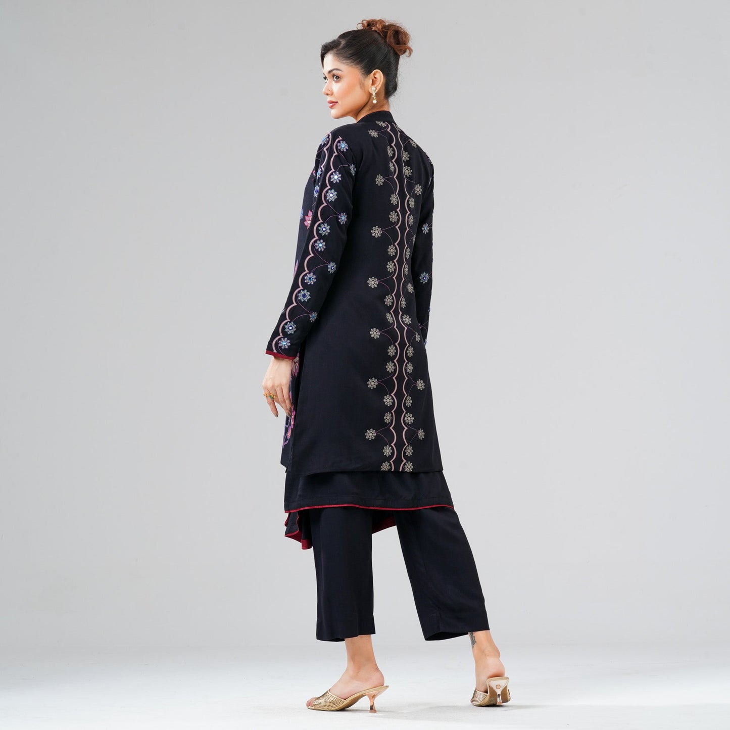 Womens Black Three Piece Set