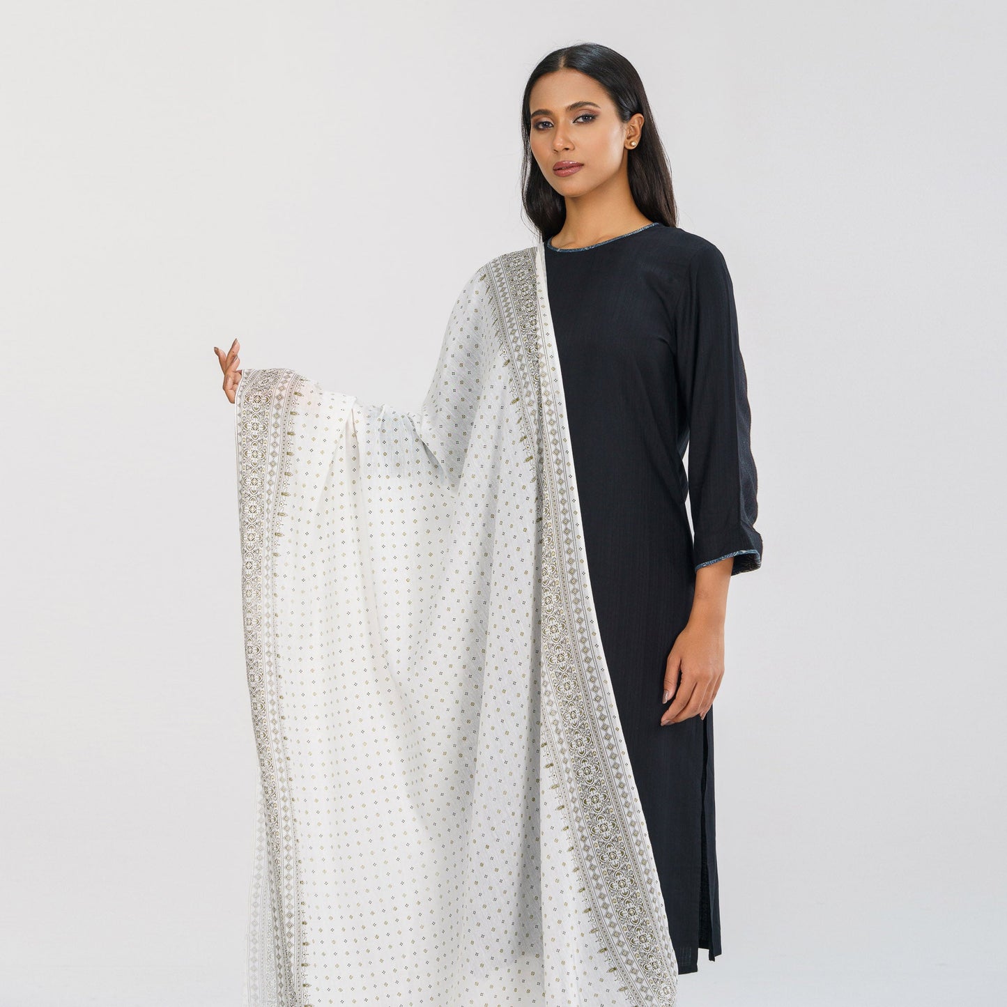 Womens White Orna