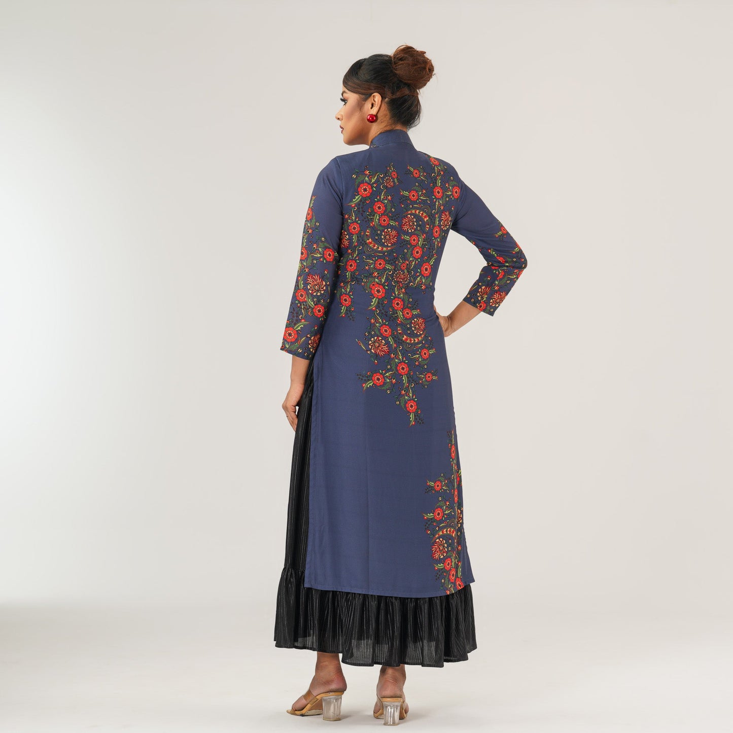 Womens Multicolor Gown