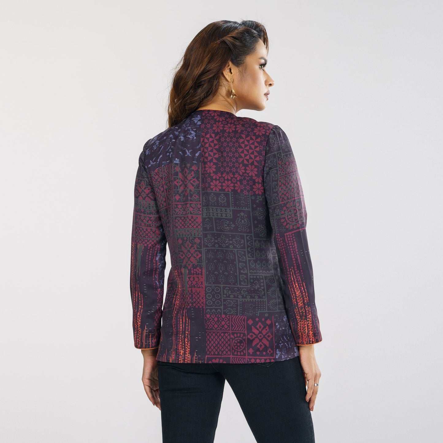 Womens Ethnic Multicolor Jacket