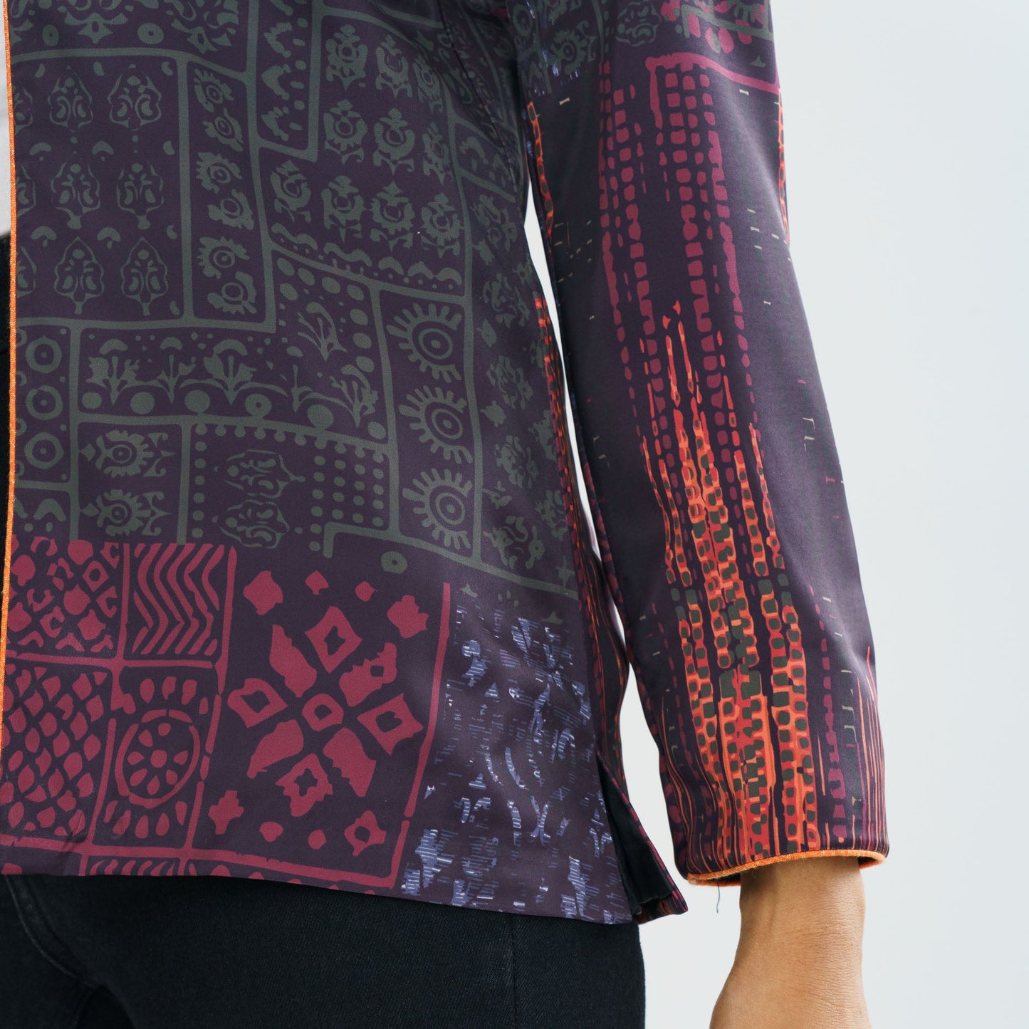 Womens Ethnic Multicolor Jacket