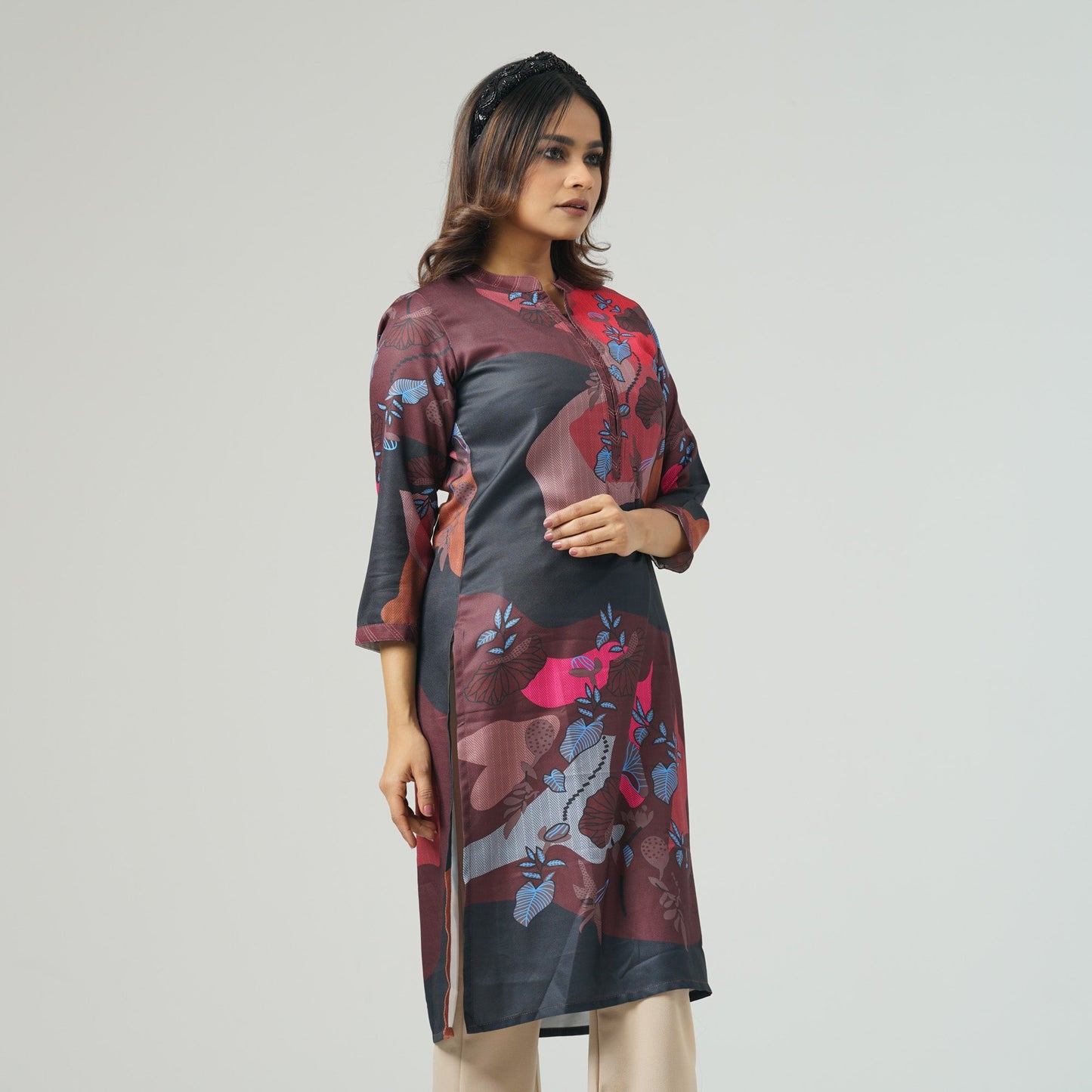 Womens Multicolor Kurti