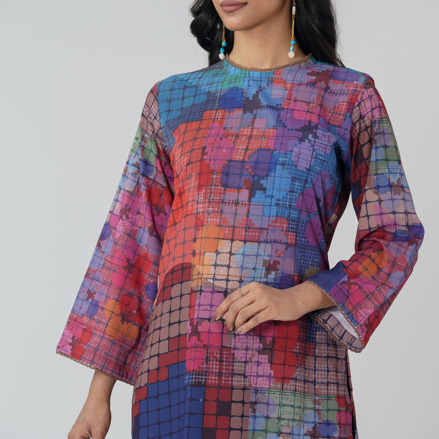 Womens Multi Color Kurti