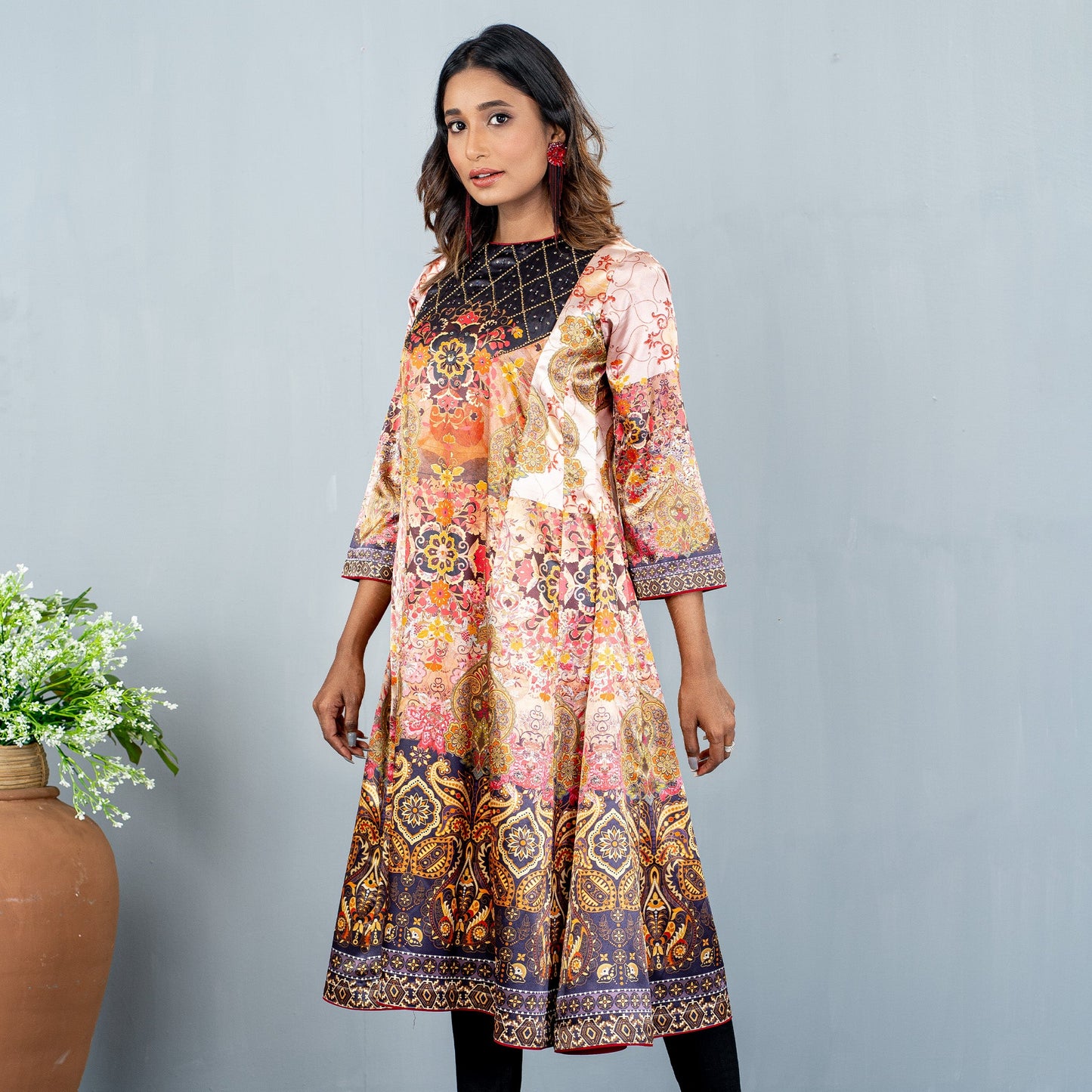 Ladies Kurti- Multi Color