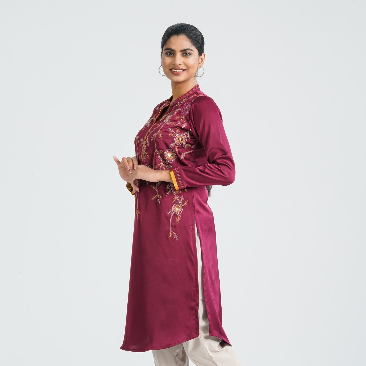 Women’s Silk Embroidered Kurti