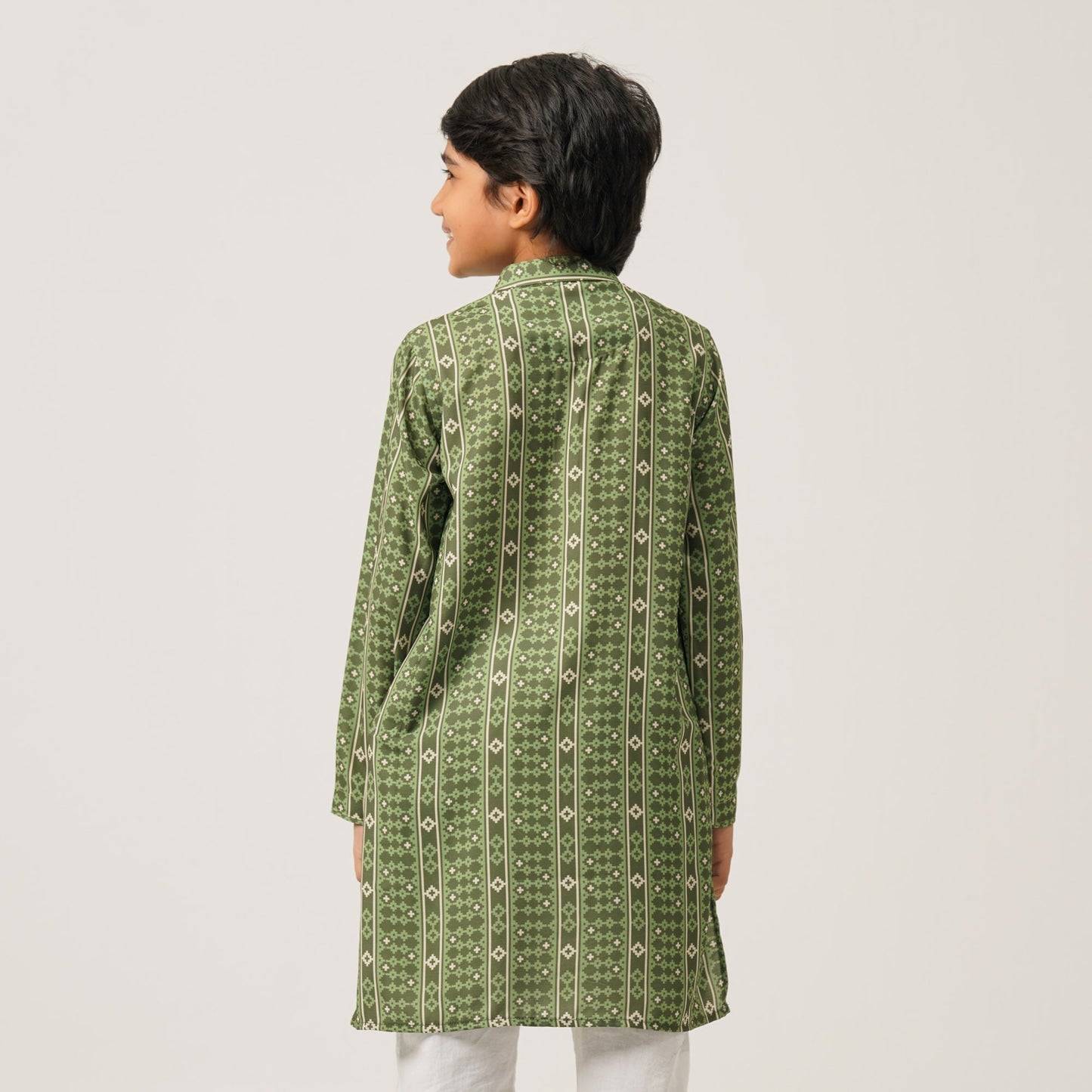 Boys Olive Panjabi