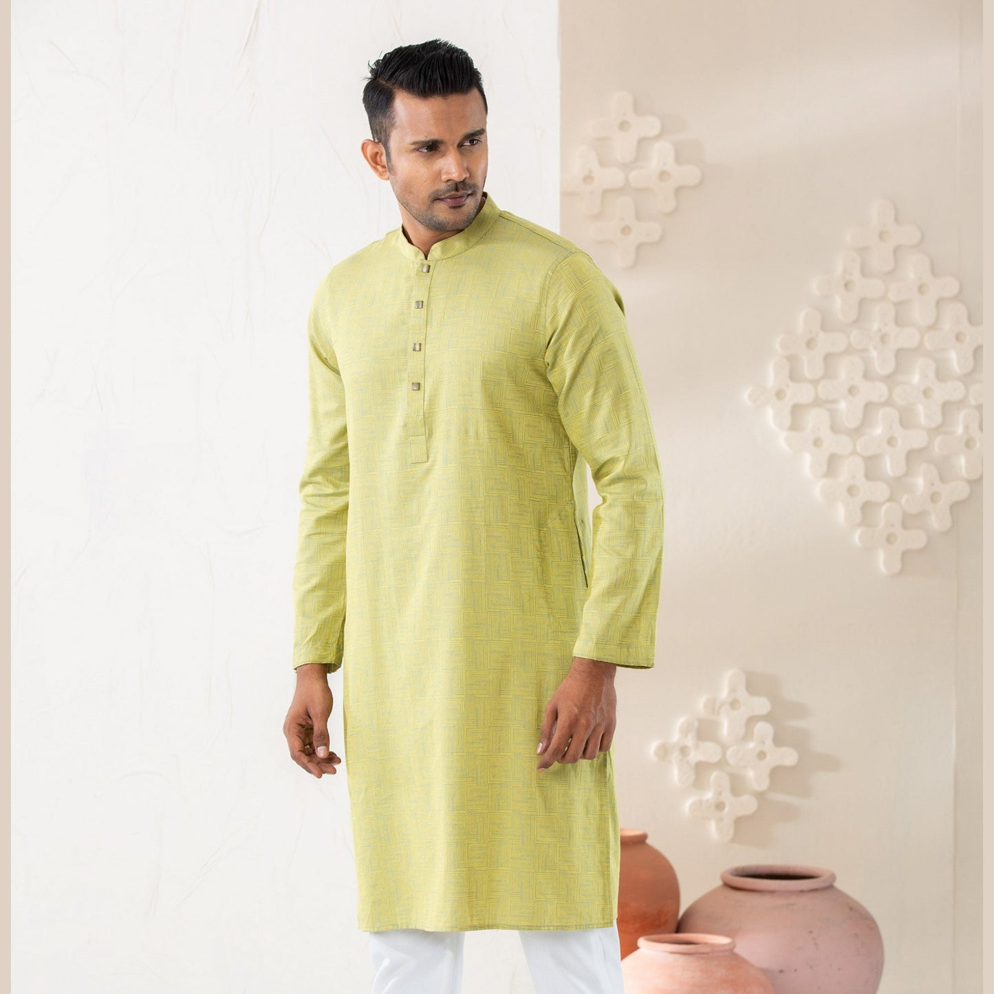 Men's Lemon Panjabi