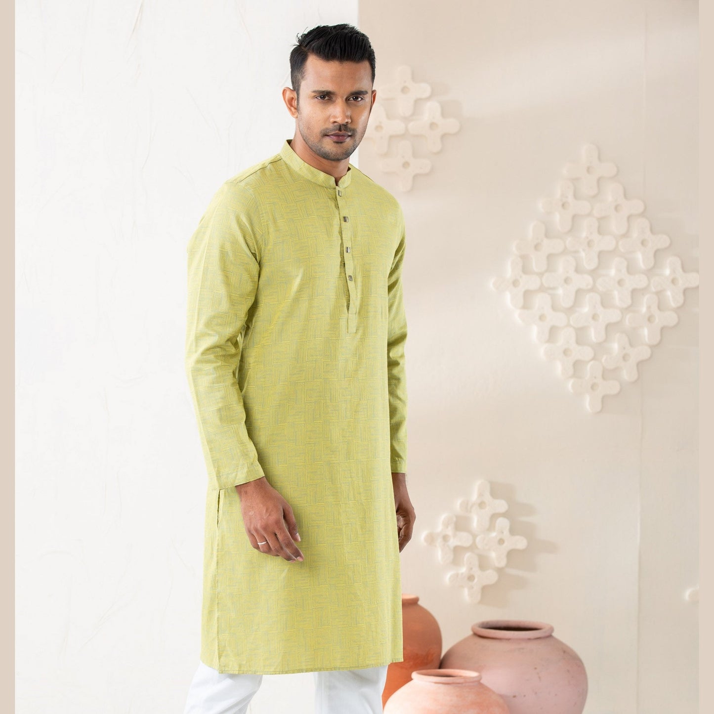 Men's Lemon Panjabi