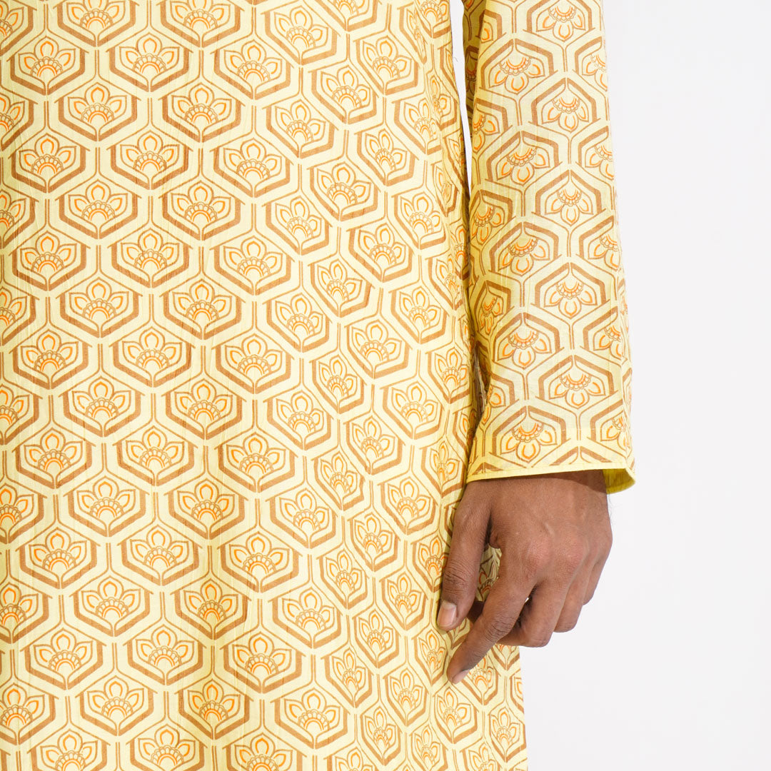 Men Yellow Panjabi